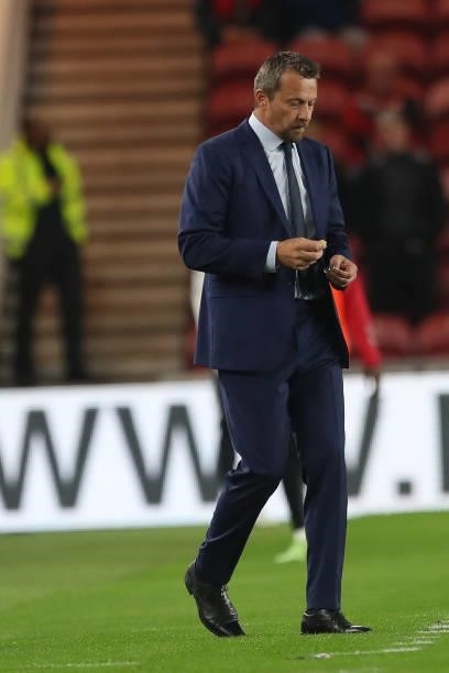 Sheffield United manager Slavisa Jokanovic during the Sky Bet Championship match between Middlesbrough and Sheffield United at the Riverside Stadium,...