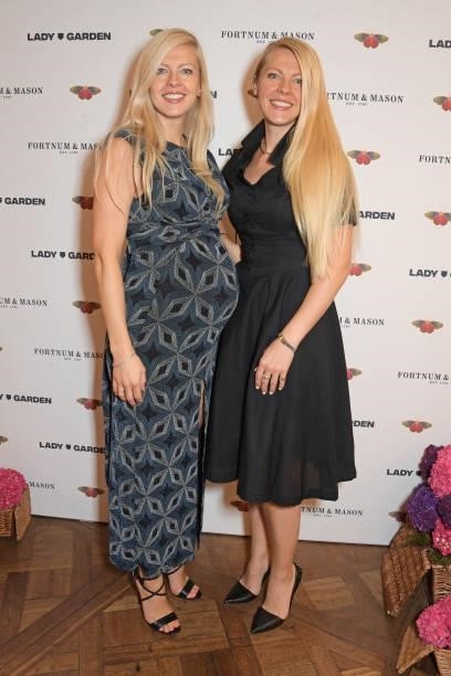 Helen O'Neill and Deidre O'Neill attend the 7th annual Lady Garden Foundation lunch at Fortnum & Mason on September 28, 2021 in London, England.