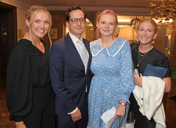 Alexandra Lock, John Butler, Emily Plane and guest attend the 7th annual Lady Garden Foundation lunch at Fortnum & Mason on September 28, 2021 in...