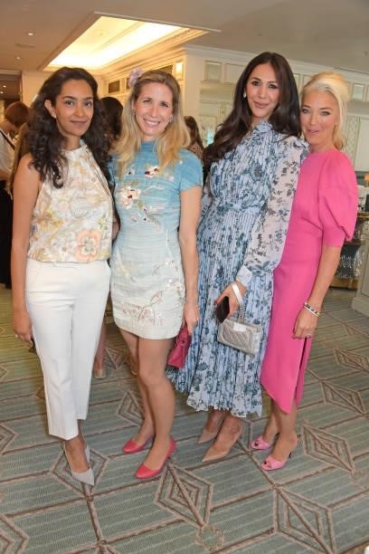 Nada Lang, Rubia Link, Sheikha Raya Al Khalifa and Tamara Beckwith attend the 7th annual Lady Garden Foundation lunch at Fortnum & Mason on September...