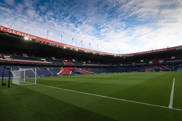 General view of Parc des Princes prior to the UEFA Champions League group A match between Paris Saint-Germain and Manchester City at Parc des Princes...