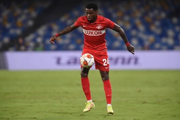 Quincy Promes of FC Spartak Moscow during the UEFA Europa League Group C match between SSC Napoli and FC Spartak Moscow at Stadio Diego Armando...