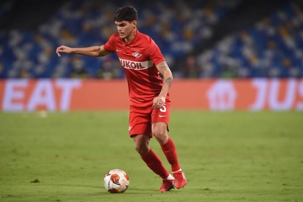 Ayrton of FC Spartak Moscow during the UEFA Europa League Group C match between SSC Napoli and FC Spartak Moscow at Stadio Diego Armando Maradona...