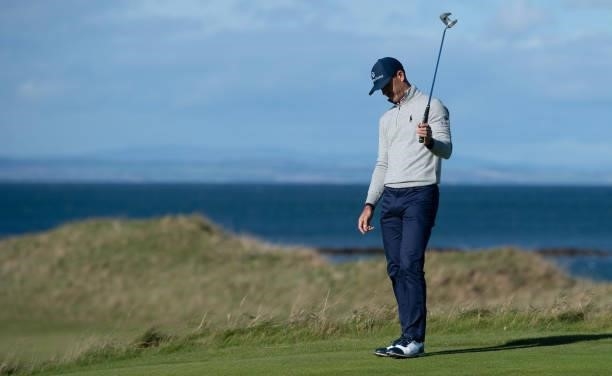 Billy Horschel during the Alfred Dunhill Links Championship day two, on October 01 in Kingsbarns, Scotland.