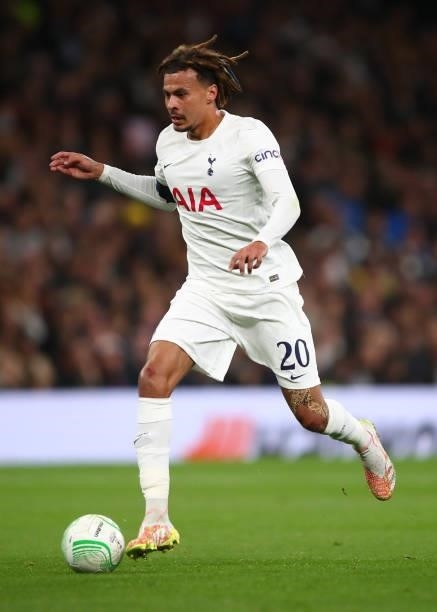 Dele Alli of Tottenham Hotspur during the UEFA Europa Conference League group G match between Tottenham Hotspur and NS Mura at Tottenham Hotspur...