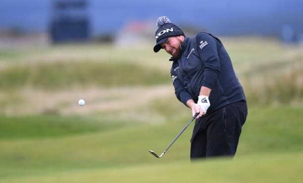 Shane Lowry during the Alfred Dunhill Links Day Three at The Old Course, on October 02 in St Andrews, Scotland.