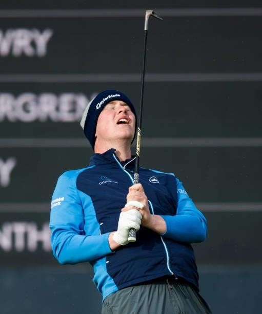 Robert MacIntyre during the Alfred Dunhill Links Day Three at The Old Course, on October 02 in St Andrews, Scotland.
