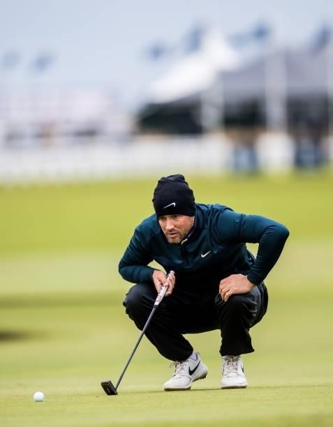 Alex Noren during the Alfred Dunhill Links Day Three at The Old Course, on October 02 in St Andrews, Scotland.