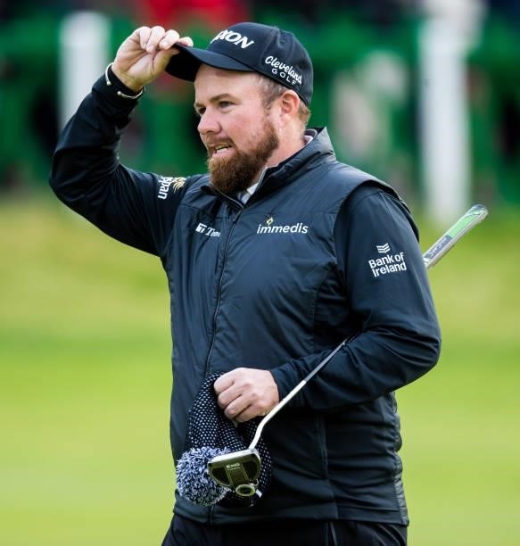 Shane Lowry during the Alfred Dunhill Links Day Three at The Old Course, on October 02 in St Andrews, Scotland.