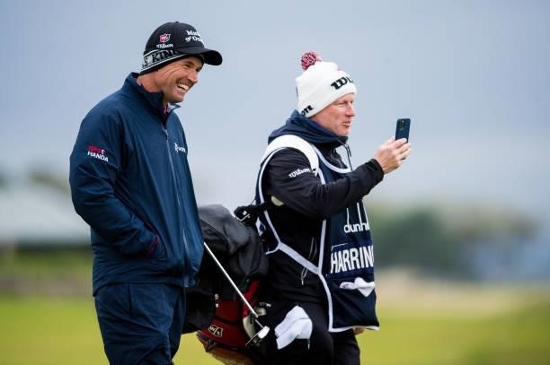 Padraig Harrington during the Alfred Dunhill Links Day Three at The Old Course, on October 02 in St Andrews, Scotland.