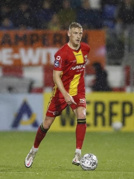 Joris Kramer of Go Ahead Eagles during the Dutch Eredivisie match between RKC Waalwijk and Go Ahead Eagles at the Mandemakers Stadium on October 2,...
