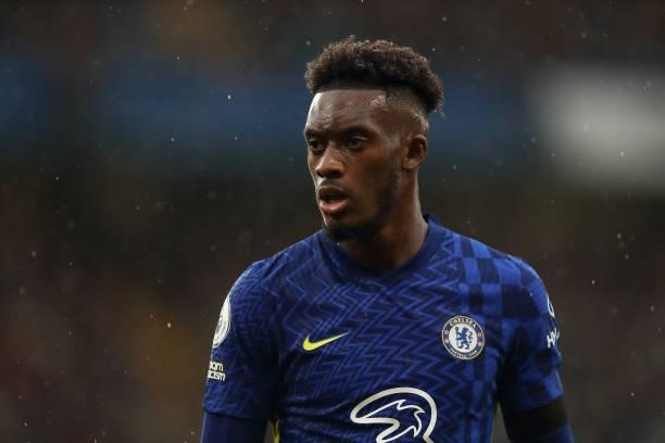 Callum Hudson-Odoi of Chelsea during the Premier League match between Chelsea and Southampton at Stamford Bridge on October 2, 2021 in London,...