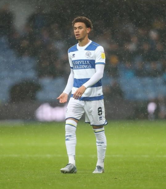 Queens Park Rangers' Luke Amos during the Sky Bet Championship match between Queens Park Rangers and Preston North End at The Kiyan Prince Foundation...