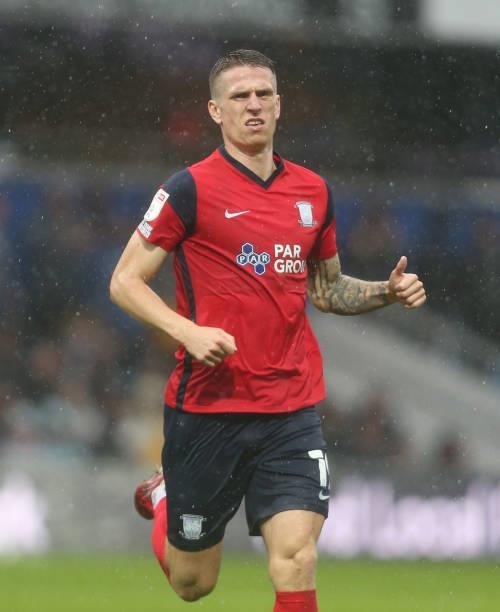 Preston North End's Emil Riis Jakobsen during the Sky Bet Championship match between Queens Park Rangers and Preston North End at The Kiyan Prince...