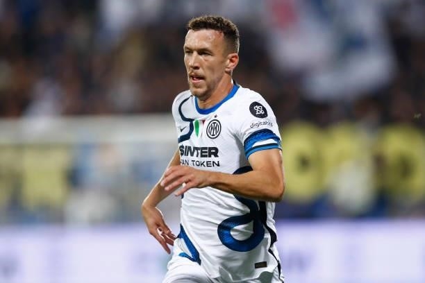 Ivan Perisic of FC Internazionale looks on during the Serie A match between US Sassuolo and FC Internazionale at Mapei Stadium - Citta' del Tricolore...