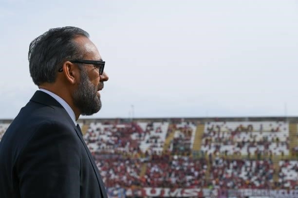 Andres Blazquez frontman of 777 Partners new owner of Genoa CFC during the Serie A match between US Salernitana 1919 and Genoa CFC at Stadio Arechi,...