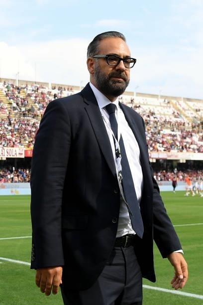 Andres Blazquez frontman of 777 Partners new owner of Genoa CFC during the Serie A match between US Salernitana 1919 and Genoa CFC at Stadio Arechi,...