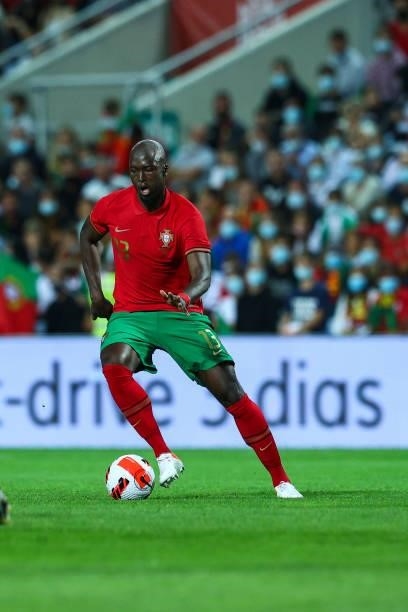 Danilo Pereira of PSG and Portugal during the international friendly match between Portugal and Qatar at Estadio Algarve on October 9, 2021 in Faro,...