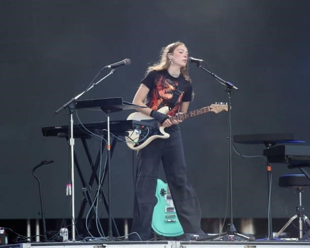 Holly Humberstone performs in concert during day two of the second weekend of Austin City Limits Music Festival at Zilker Park on October 9, 2021 in...