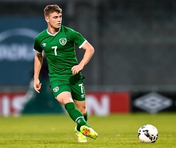 Dublin , Ireland - 8 October 2021; Gavin Kilkenny of Republic of Ireland during the UEFA European U21 Championship Qualifier match between Republic...