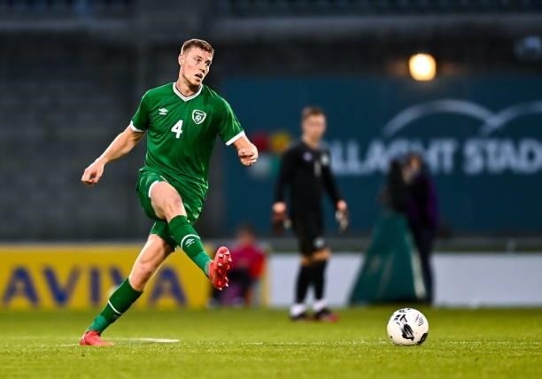 Dublin , Ireland - 8 October 2021; Mark McGuinness of Republic of Ireland during the UEFA European U21 Championship Qualifier match between Republic...