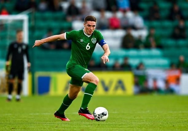 Dublin , Ireland - 8 October 2021; Conor Coventry of Republic of Ireland during the UEFA European U21 Championship Qualifier match between Republic...