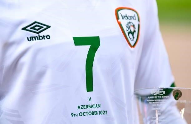 Baku , Azerbaijan - 9 October 2021; / during the FIFA World Cup 2022 qualifying group A match between Azerbaijan and Republic of Ireland at the...