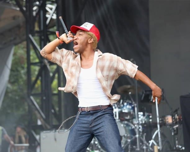 KennyHoopla performs in concert during day two of the second weekend of Austin City Limits Music Festival at Zilker Park on October 10, 2021 in...