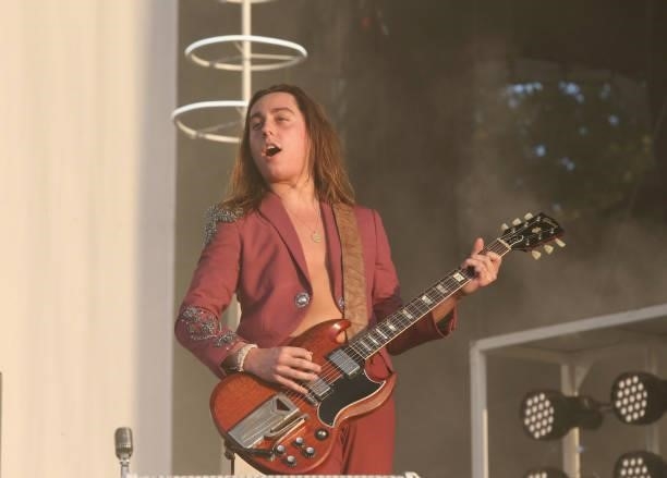 Jake Kiszka of Greta Van Fleet performs in concert during day two of the second weekend of Austin City Limits Music Festival at Zilker Park on...