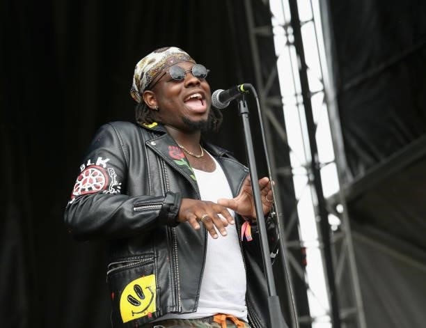 Sam Houston of Blk Odyssy performs in concert during day two of the second weekend of Austin City Limits Music Festival at Zilker Park on October 10,...