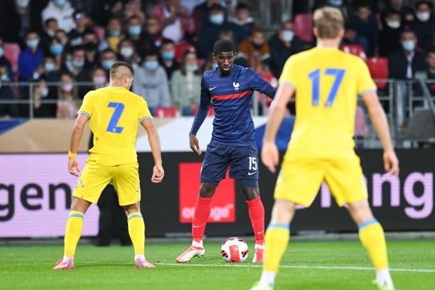 Mohamed Ali CHO during the UEFA U21 Championship Qualification match between France and Ukraine at Stade Francis Le Ble on October 8, 2021 in Brest,...