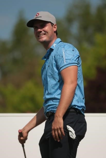 Kristian Krogh Johannessen of Norway looks on during Day Three of the D+D REAL Czech Challenge at Golf & Spa Kuneticka Hora on June 05, 2021 in...
