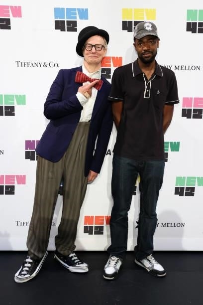 Bill Irwin and DJ Duane Harriott attend at Let’s Get This Show on the Street: New 42 Celebrates Arts Education on 42nd Street on June 05, 2021 in...