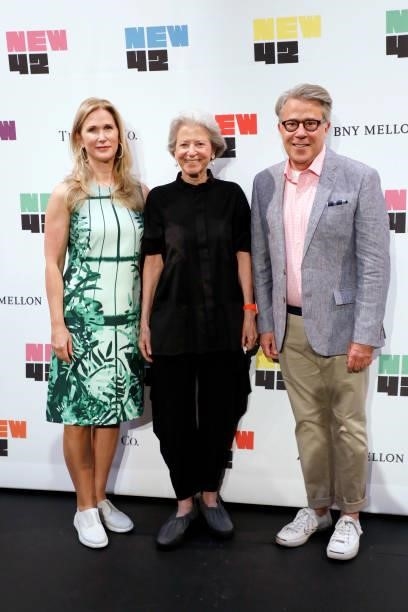 New 42 Board Chairman Fiona Howe Rudin, Jody Gottfried Arnhold, and New 42 President & CEO Russell Granet attend Let’s Get This Show on the Street:...