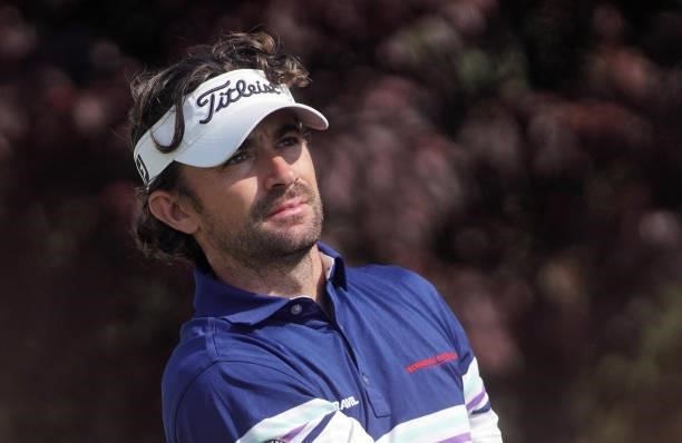 Gary Stal of France in action during Day Three of the D+D REAL Czech Challenge at Golf & Spa Kuneticka Hora on June 05, 2021 in Dritec, Hradec...