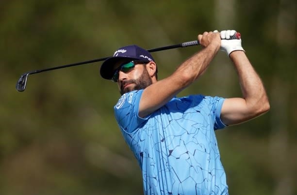 Raphael de Sousa of Switzerland in action during Day Three of the D+D REAL Czech Challenge at Golf & Spa Kuneticka Hora on June 05, 2021 in Dritec,...