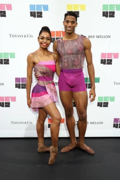 Alexandra Hutchinson and Derek Brockington of Dance Theater of Harlem attend Let’s Get This Show on the Street: New 42 Celebrates Arts Education on...