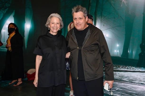 Jody Gottfried Arnhold and Isaac Mizrahi attend Let’s Get This Show on the Street: New 42 Celebrates Arts Education on 42nd Street on June 05, 2021...
