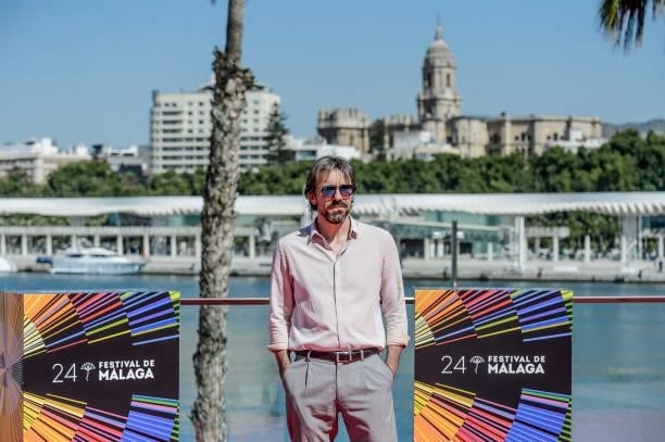 Israel Elejalde attends 'Ana Tramel. El Juego' photocall during 24th Malaga Spanish Film Festival on June 06, 2021 in Malaga, Spain.