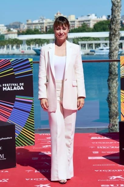 Natalia Verbeke attends 'Ana Tramel. El Juego' photocall during the 24th Malaga Film Festival on June 06, 2021 in Malaga, Spain.
