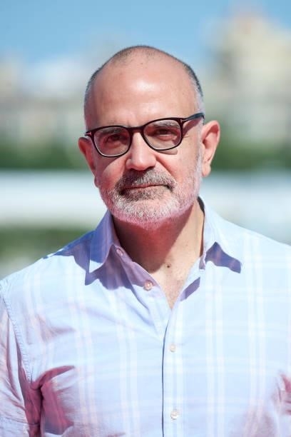 Director Salvador Garcia Ruiz attends 'Ana Tramel. El Juego' photocall during the 24th Malaga Film Festival on June 06, 2021 in Malaga, Spain.