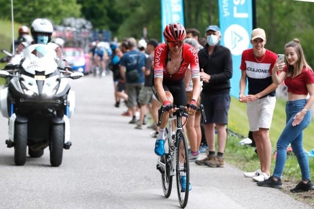 Warren Barguil of France and Team Arkéa - Samsic during the 73rd Critérium du Dauphiné 2021, Stage 8 a 147km stage from La Léchère-Les-Bains to Les...