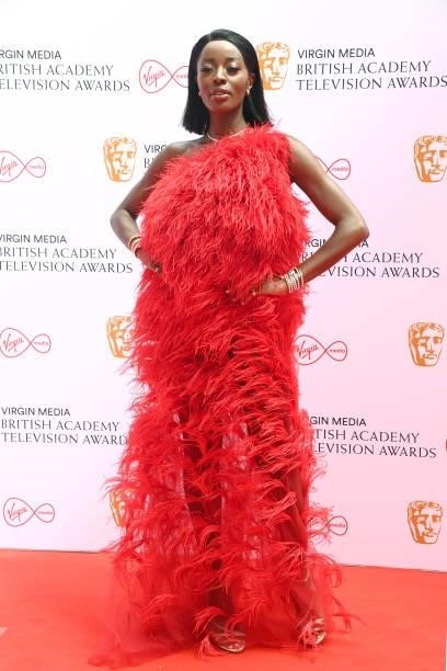 Odudu attends the Virgin Media British Academy Television Awards 2021 at Television Centre on June 06, 2021 in London, England.