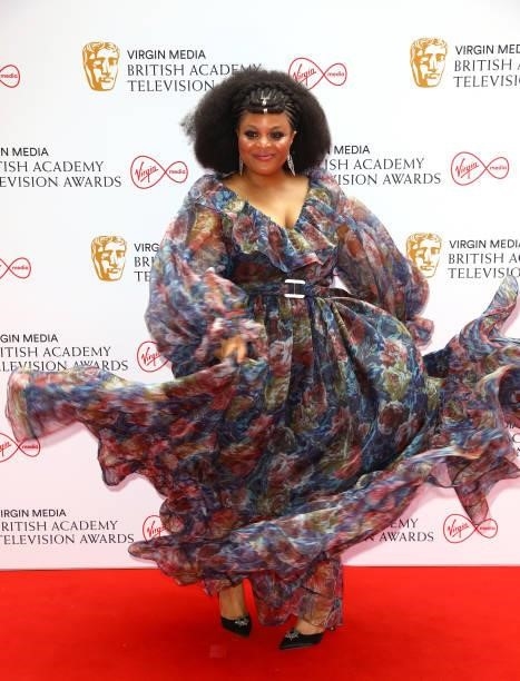 Gbemisola Ikumelo attends the Virgin Media British Academy Television Awards 2021 at Television Centre on June 06, 2021 in London, England.