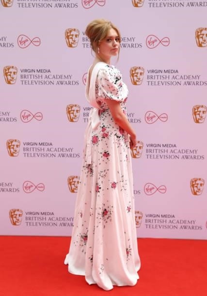 Aimee Lou wood attends the Virgin Media British Academy Television Awards 2021 at Television Centre on June 06, 2021 in London, England.