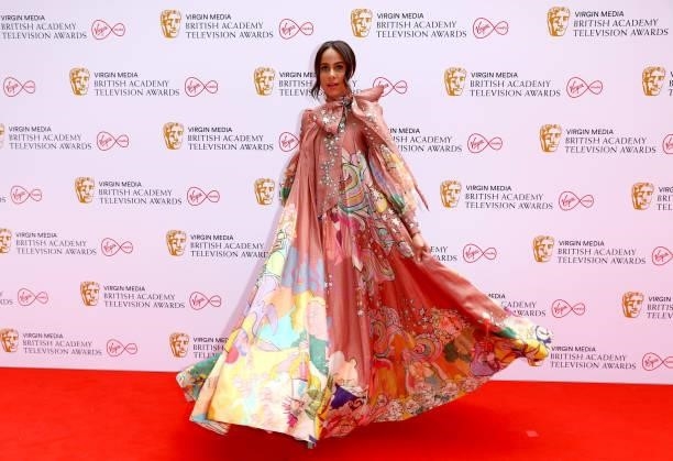 Zawe Ashton attends the Virgin Media British Academy Television Awards 2021 at Television Centre on June 06, 2021 in London, England.