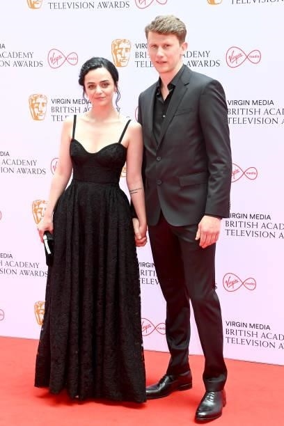 Hayley Squires and James Galbraith Kirkpatrick attend the Virgin Media British Academy Television Awards 2021 at Television Centre on June 06, 2021...