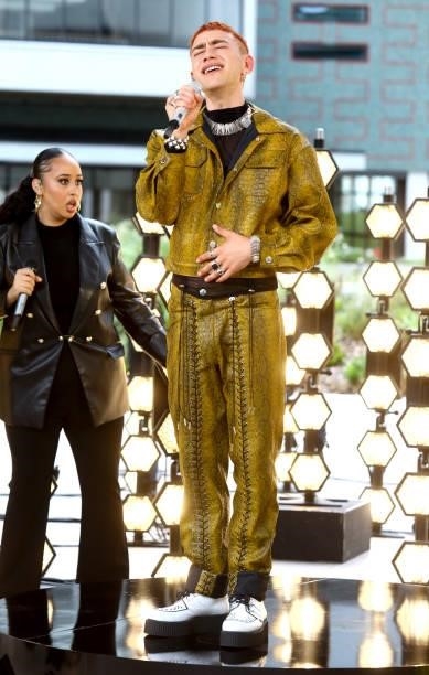 Olly Alexander performs at the Virgin Media British Academy Television Awards 2021 at Television Centre on June 06, 2021 in London, England.