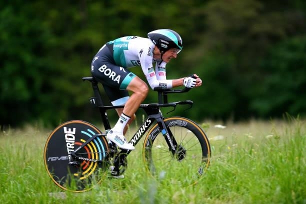 Marcus Burghardt of Germany and Team Bora - Hansgrohe during the 84th Tour de Suisse 2021, Stage 1 a 10,9km Individual Time Trial from Frauenfeld to...