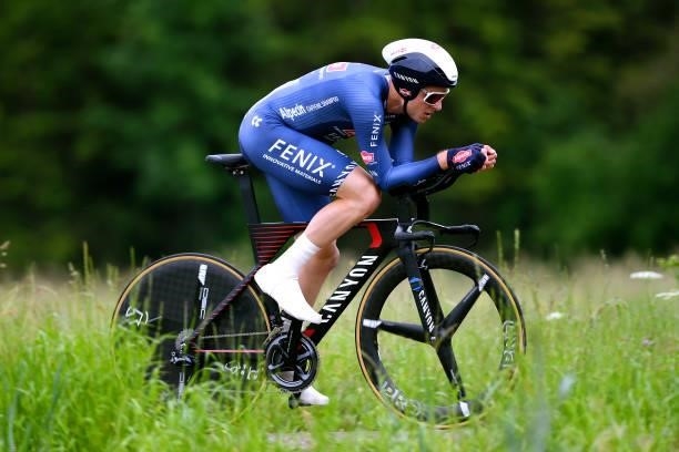 Petr Vakoc of Czech Republic and Team Alpecin-Fenix during the 84th Tour de Suisse 2021, Stage 1 a 10,9km Individual Time Trial from Frauenfeld to...